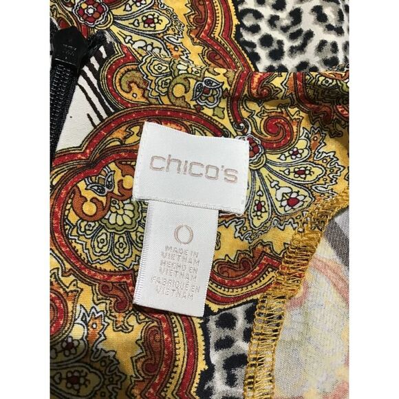 Chico's Leopard Paisley Shift Dress - Picture 7 of 8